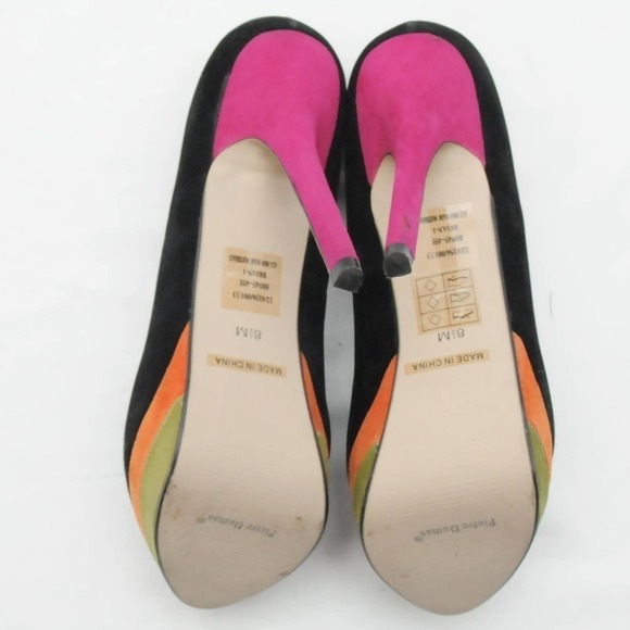 PIERRE Dumas Suede Platform Pump Heel Stiletto Size 8.5 - Picture 7 of 8